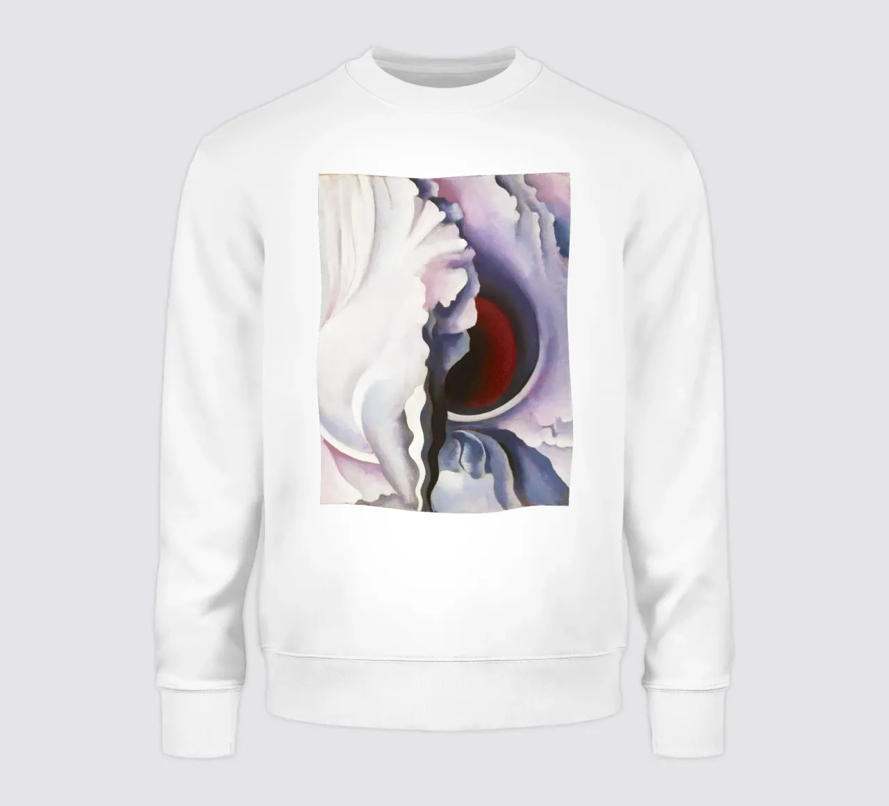 Georgia O'Keeffe L'iride nera felpa da Classic Art Prints