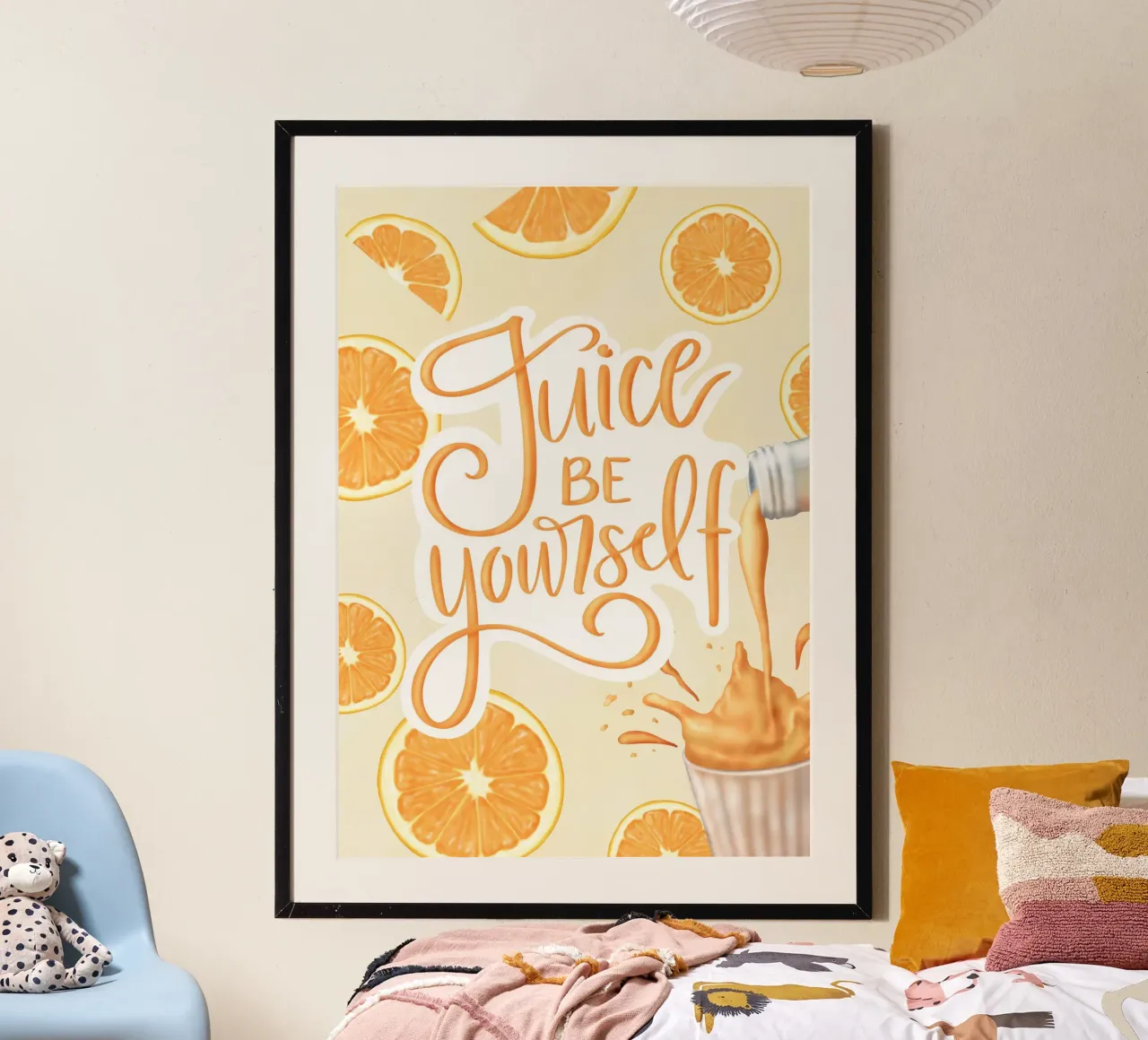 Sap wees jezelf poster van Aminah Eleonora