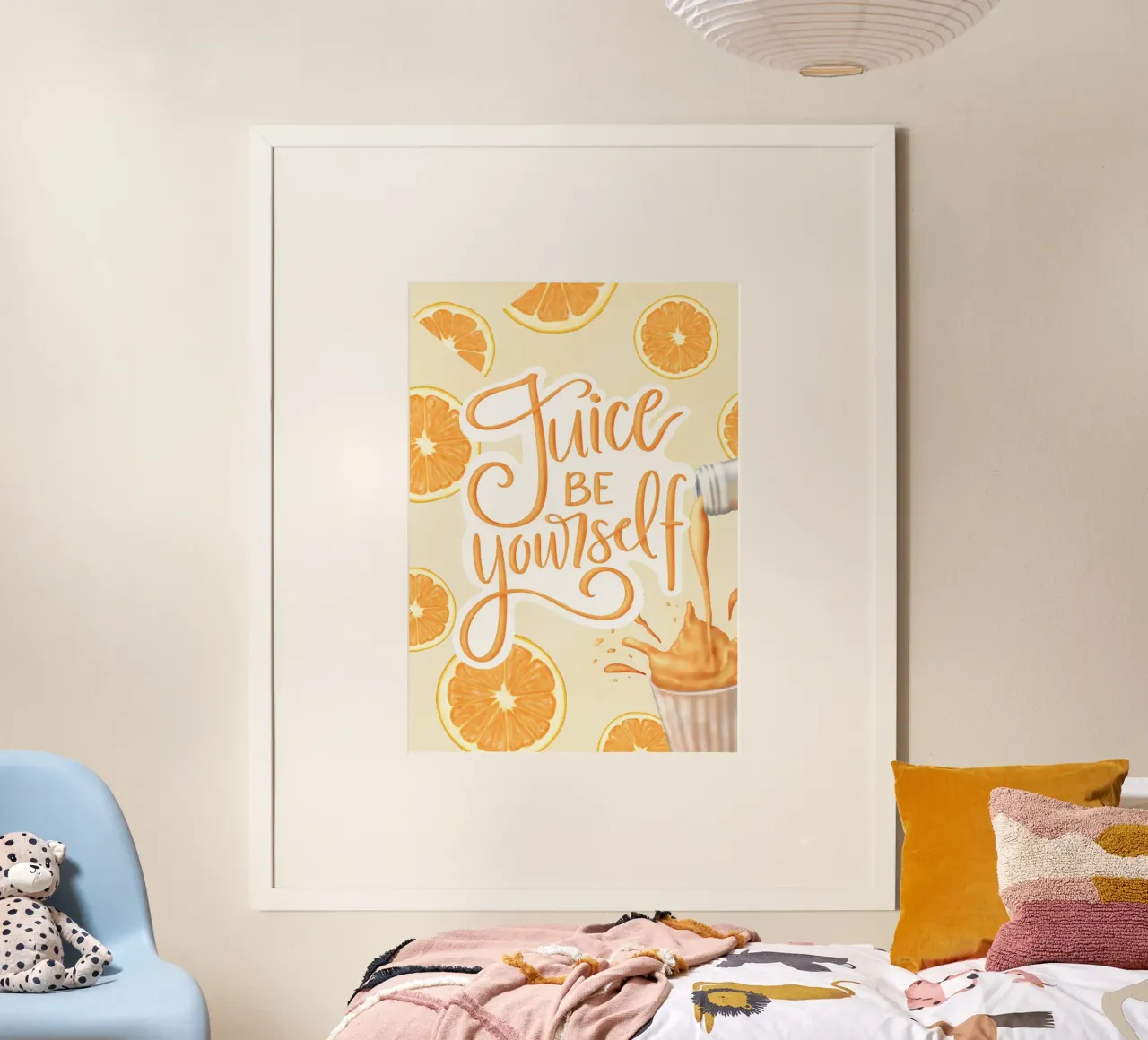 Sap wees jezelf poster van Aminah Eleonora