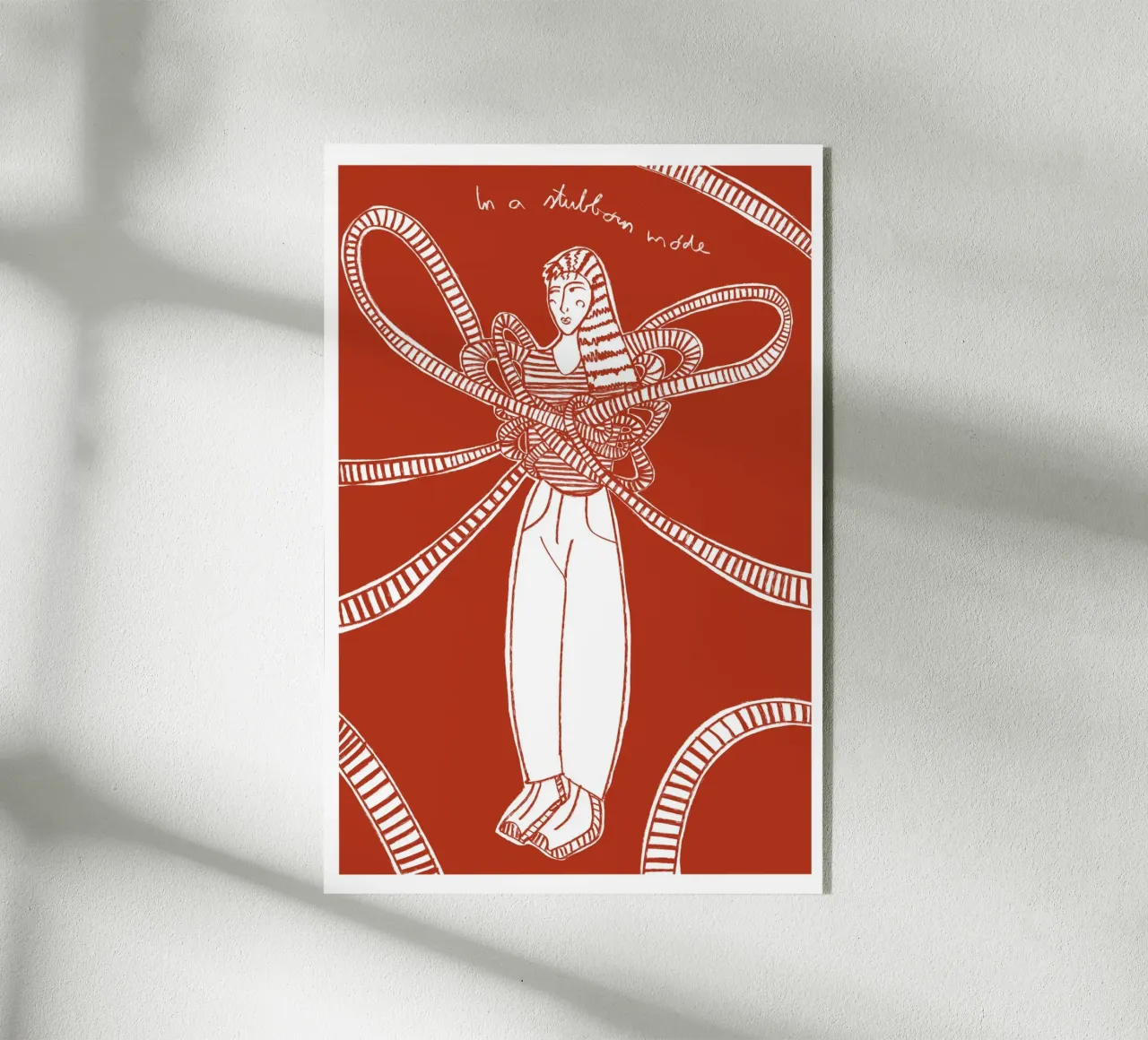 Essere testardi plexiglass da Mela Patterns