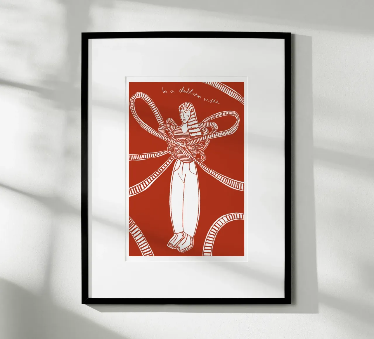 Essere testardi poster da Mela Patterns