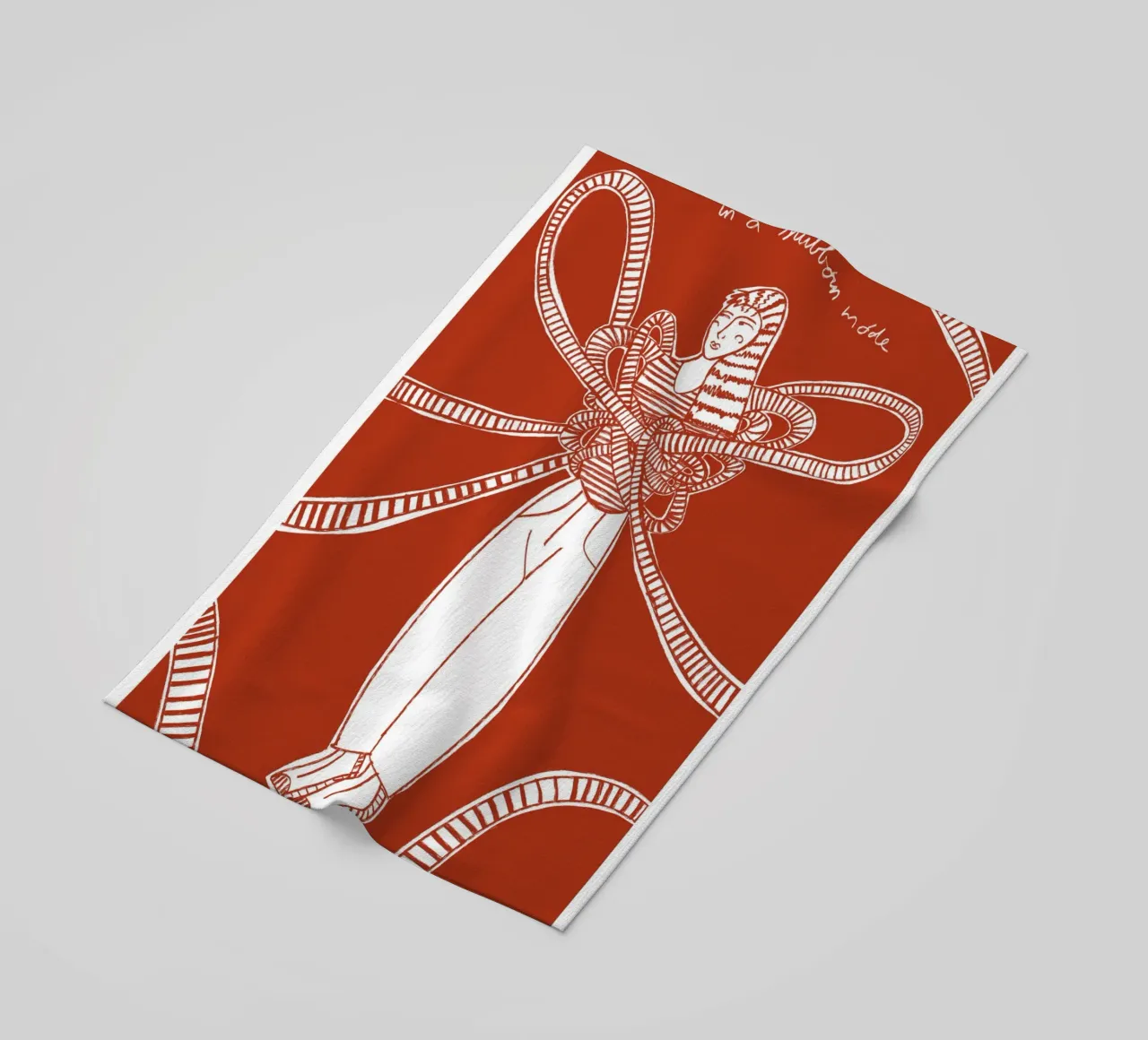 Essere testardi telo mare da Mela Patterns