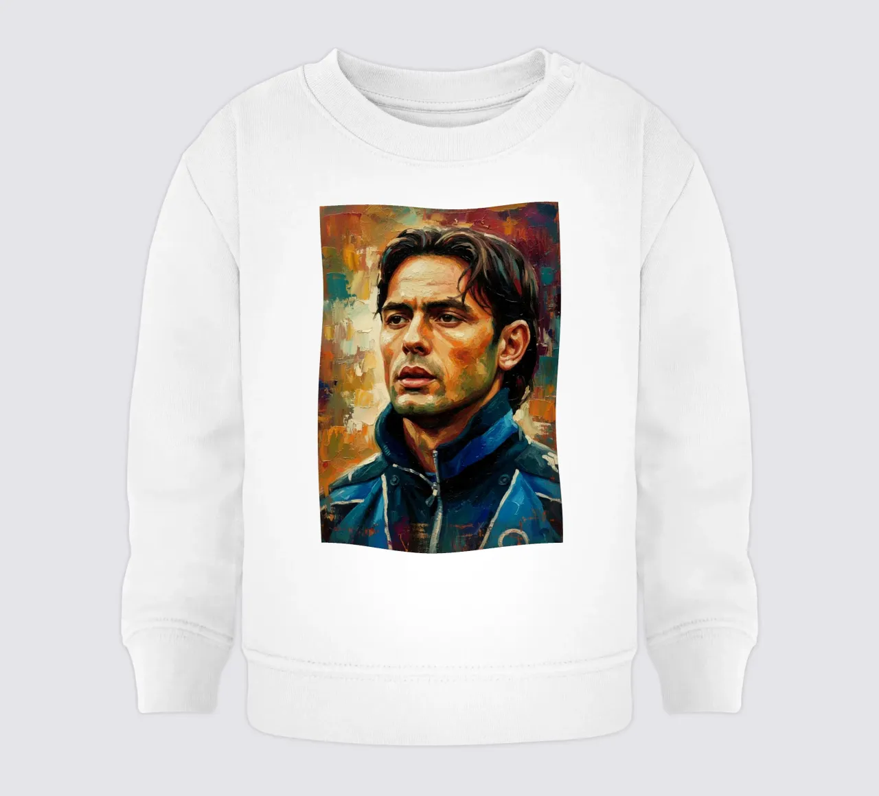 Filippo Inzaghi abstract art felpa neonato da Lembayung art