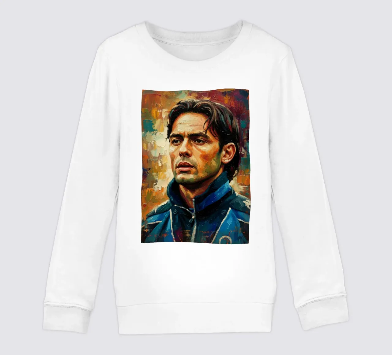 Filippo Inzaghi abstract art felpa bambino da Lembayung art