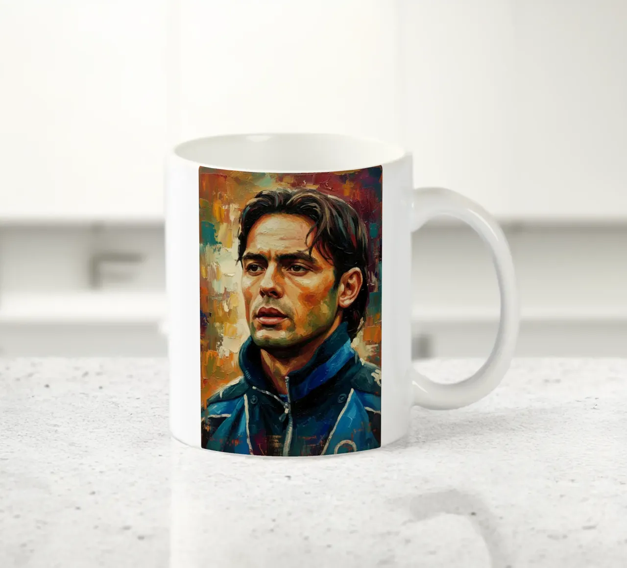 Filippo Inzaghi abstract art tazza in ceramica da Lembayung art