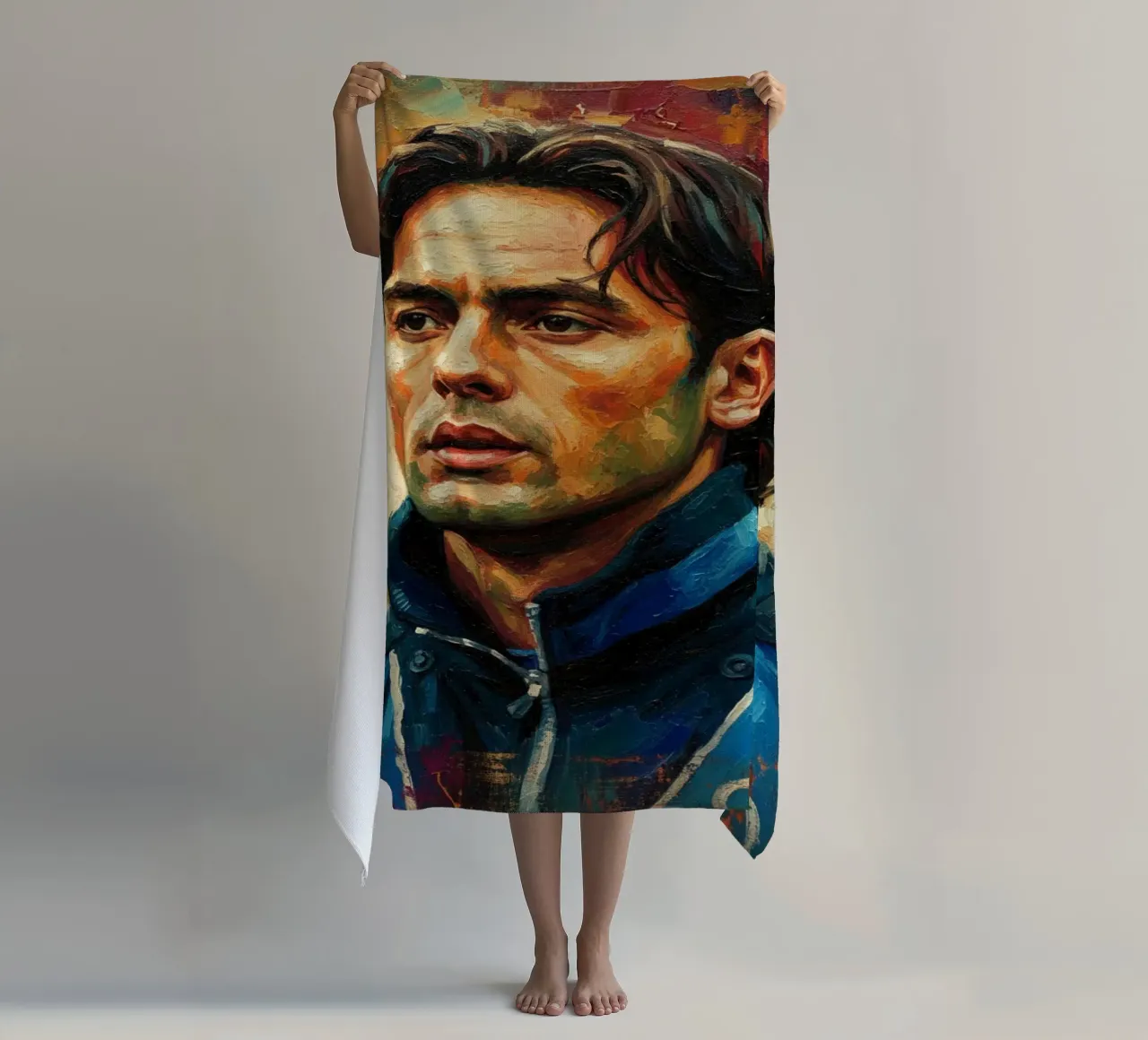 Filippo Inzaghi abstract art telo mare da Lembayung art