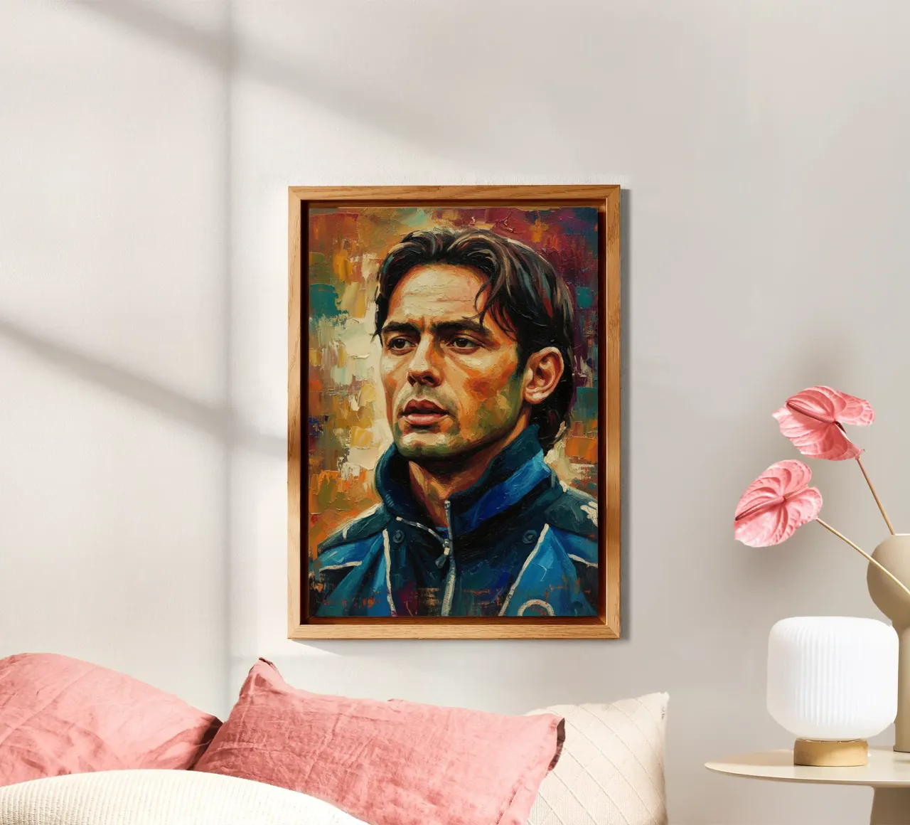 Filippo Inzaghi abstract art alluminio dibond da Lembayung art
