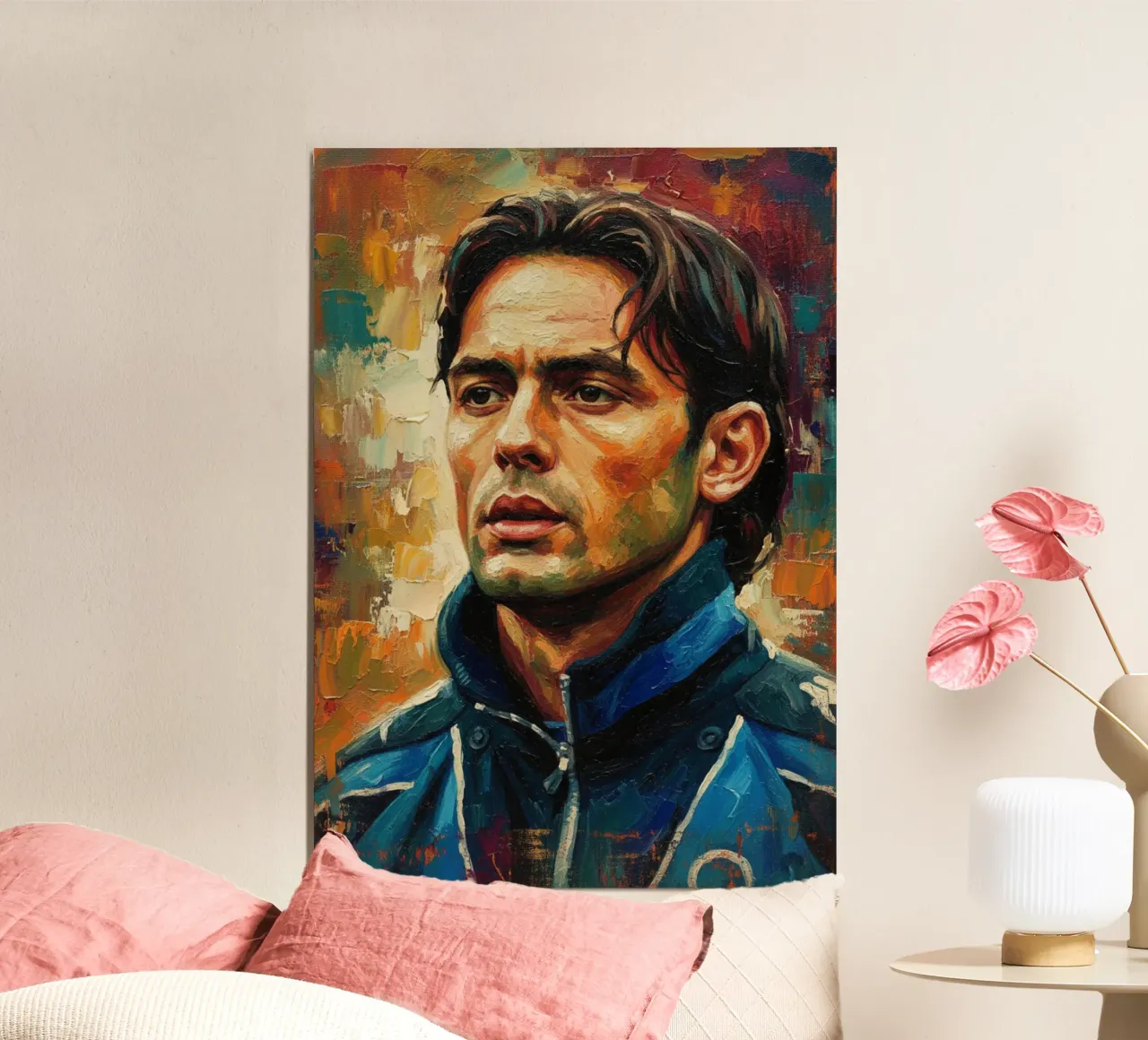 Filippo Inzaghi abstract art alluminio dibond da Lembayung art