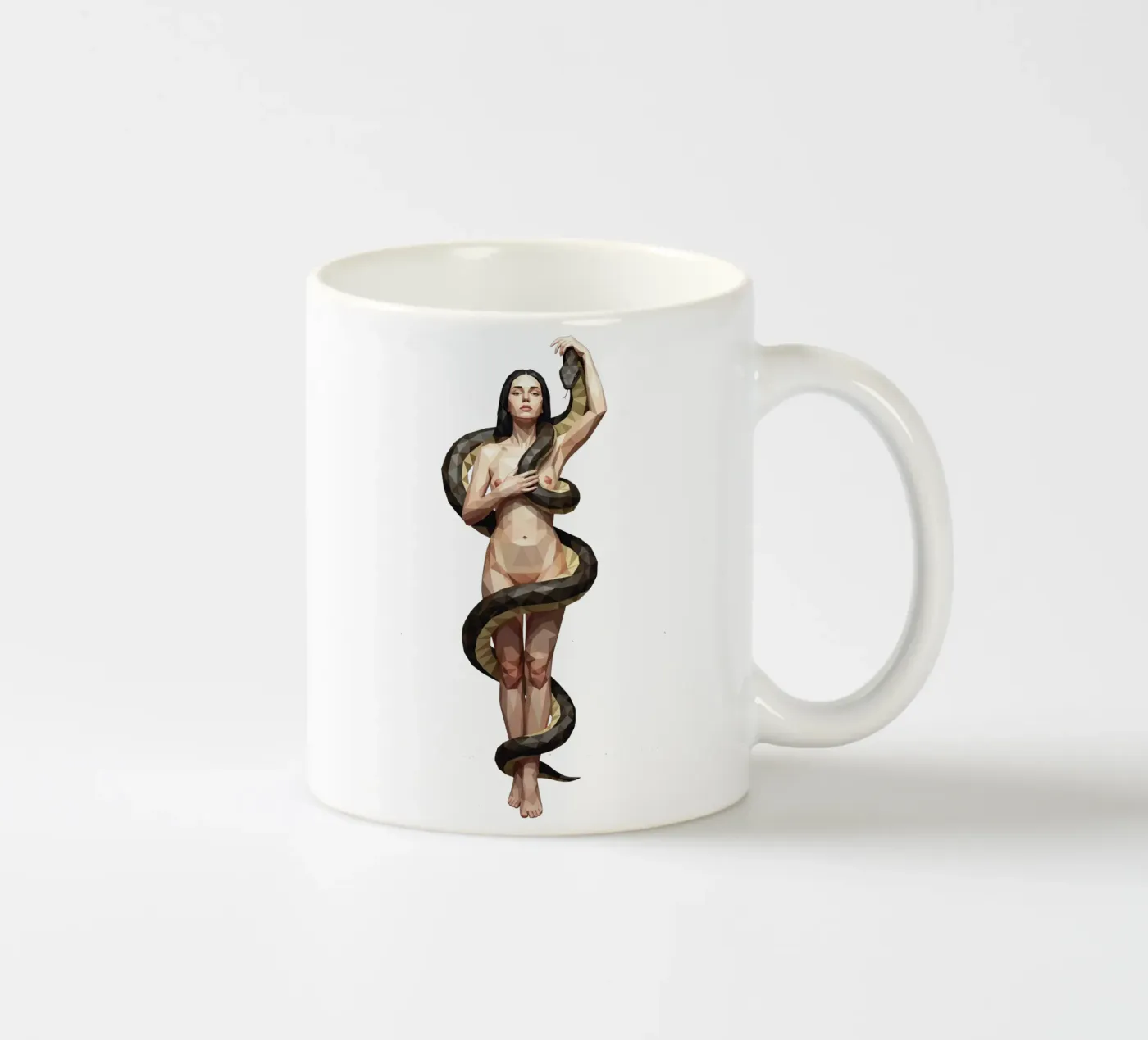 Lilith Lowpoly ceramic mug by Low Profile
