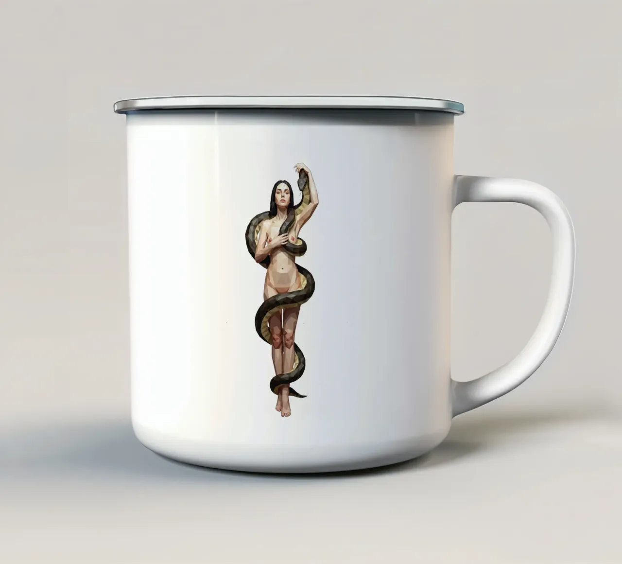Lilith Lowpoly tazza in smalto da Low Profile
