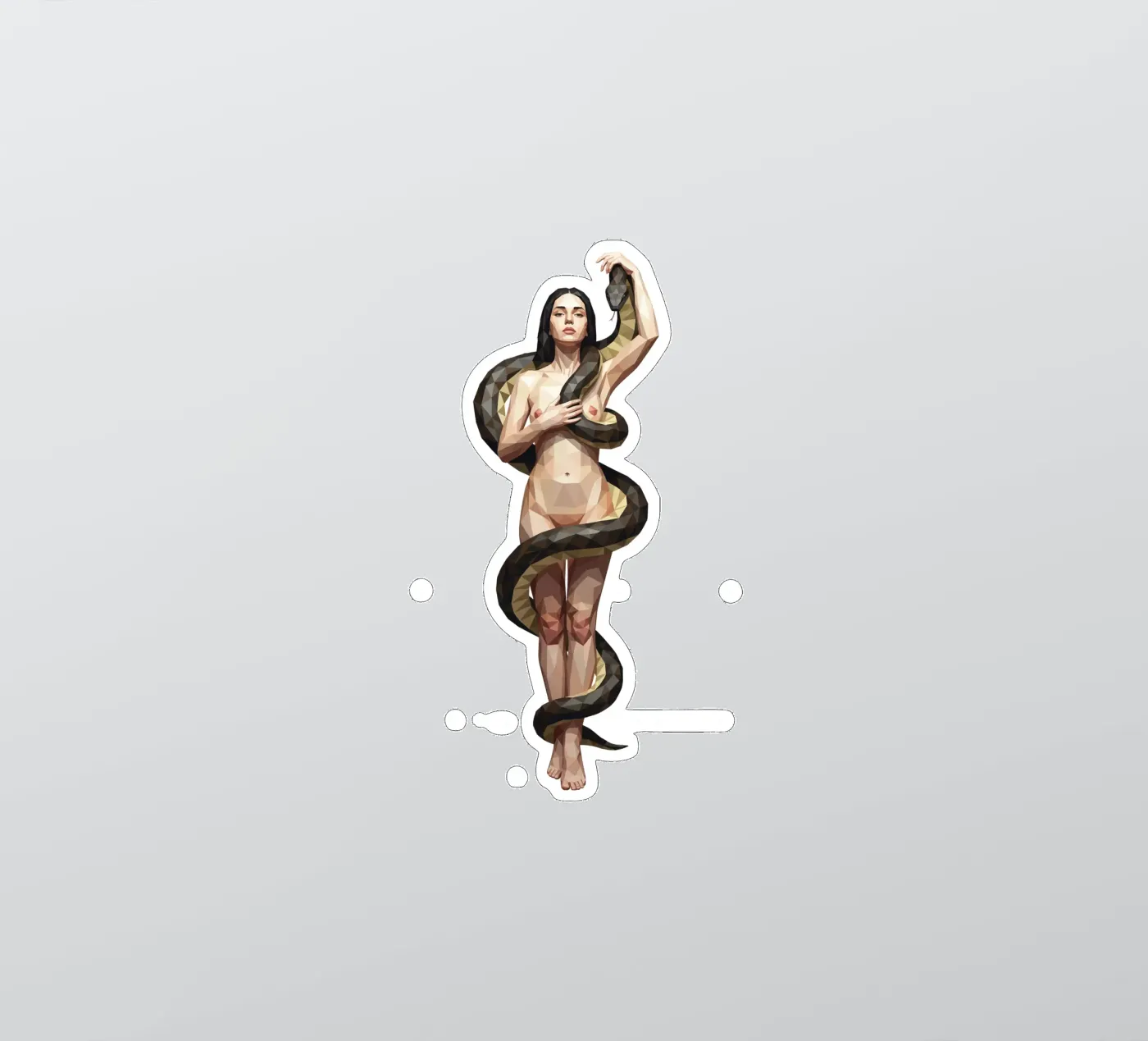 Lilith Lowpoly Sticker von Low Profile