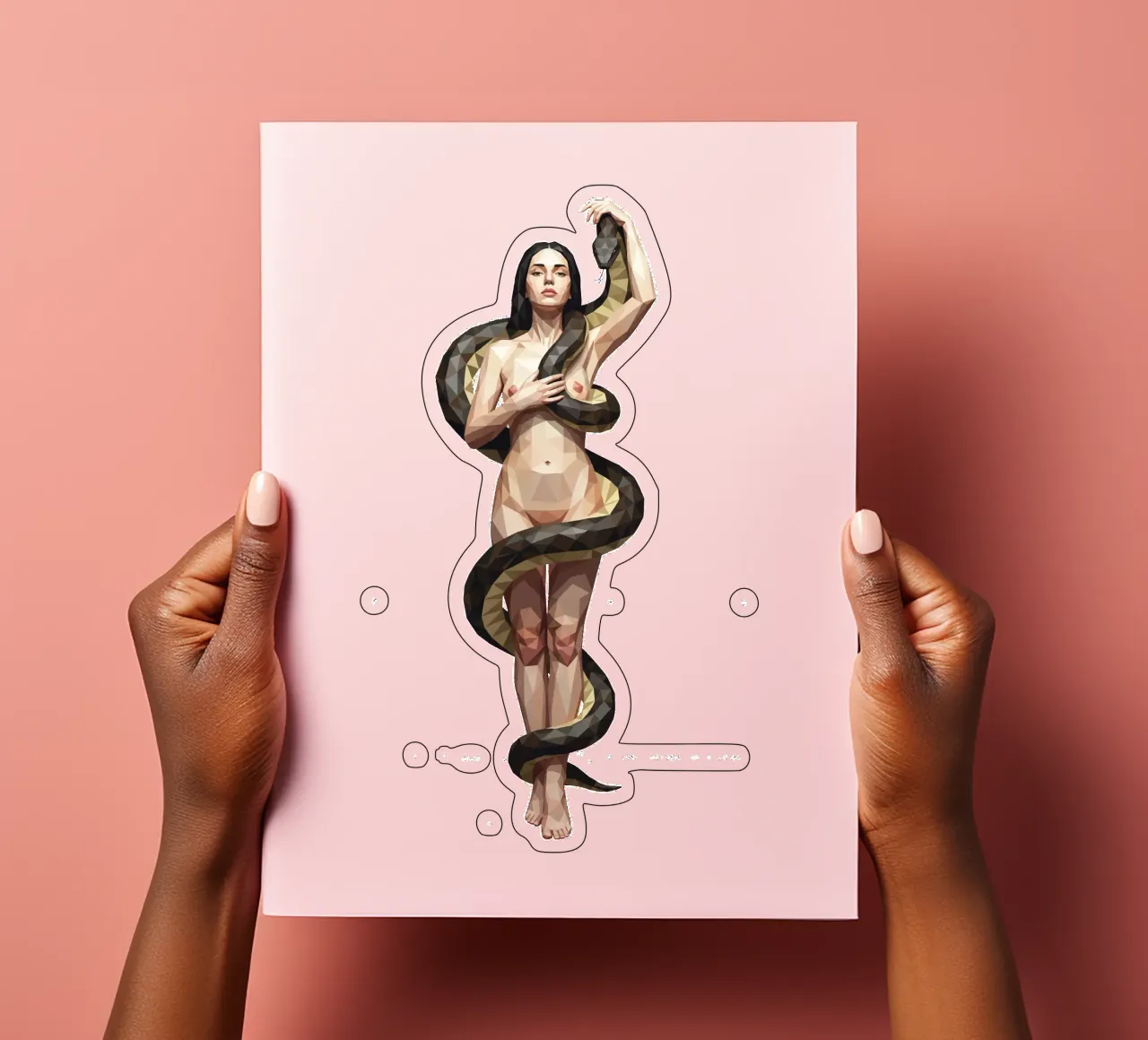 Lilith Lowpoly sticker sheet by Low Profile