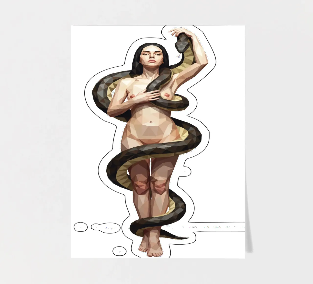 Lilith Lowpoly sticker sheet by Low Profile