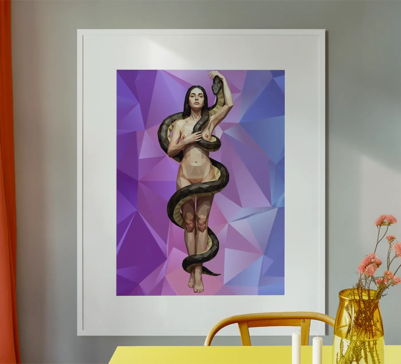 Lilith Lowpoly poster da Low Profile