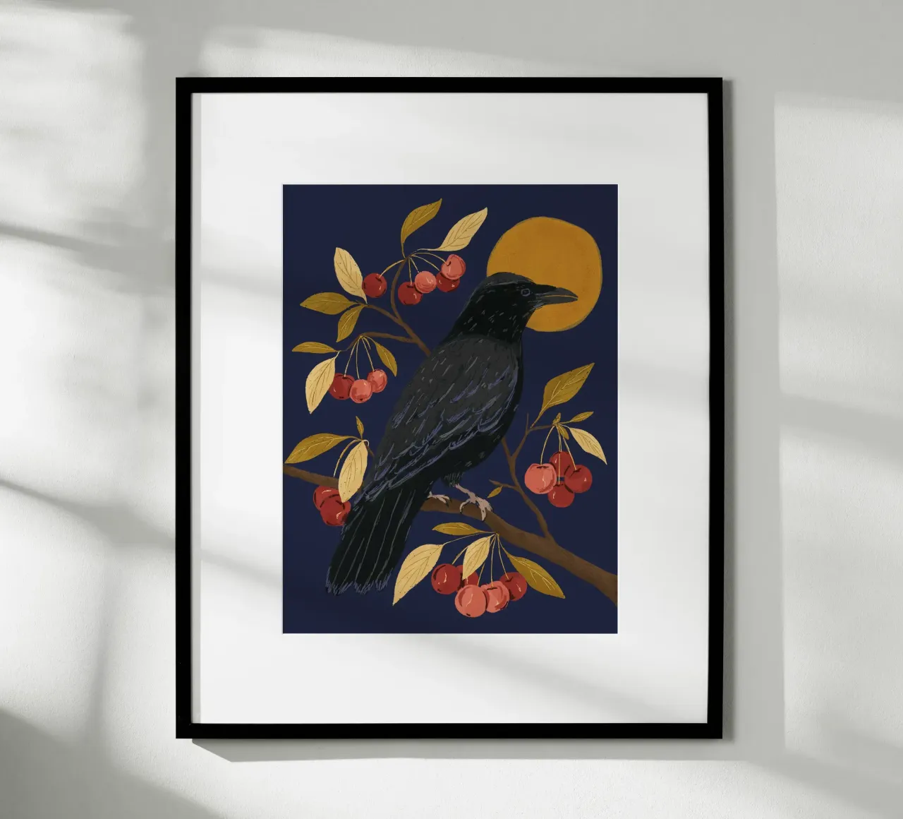 Ciliegie e corvo poster da moDeern