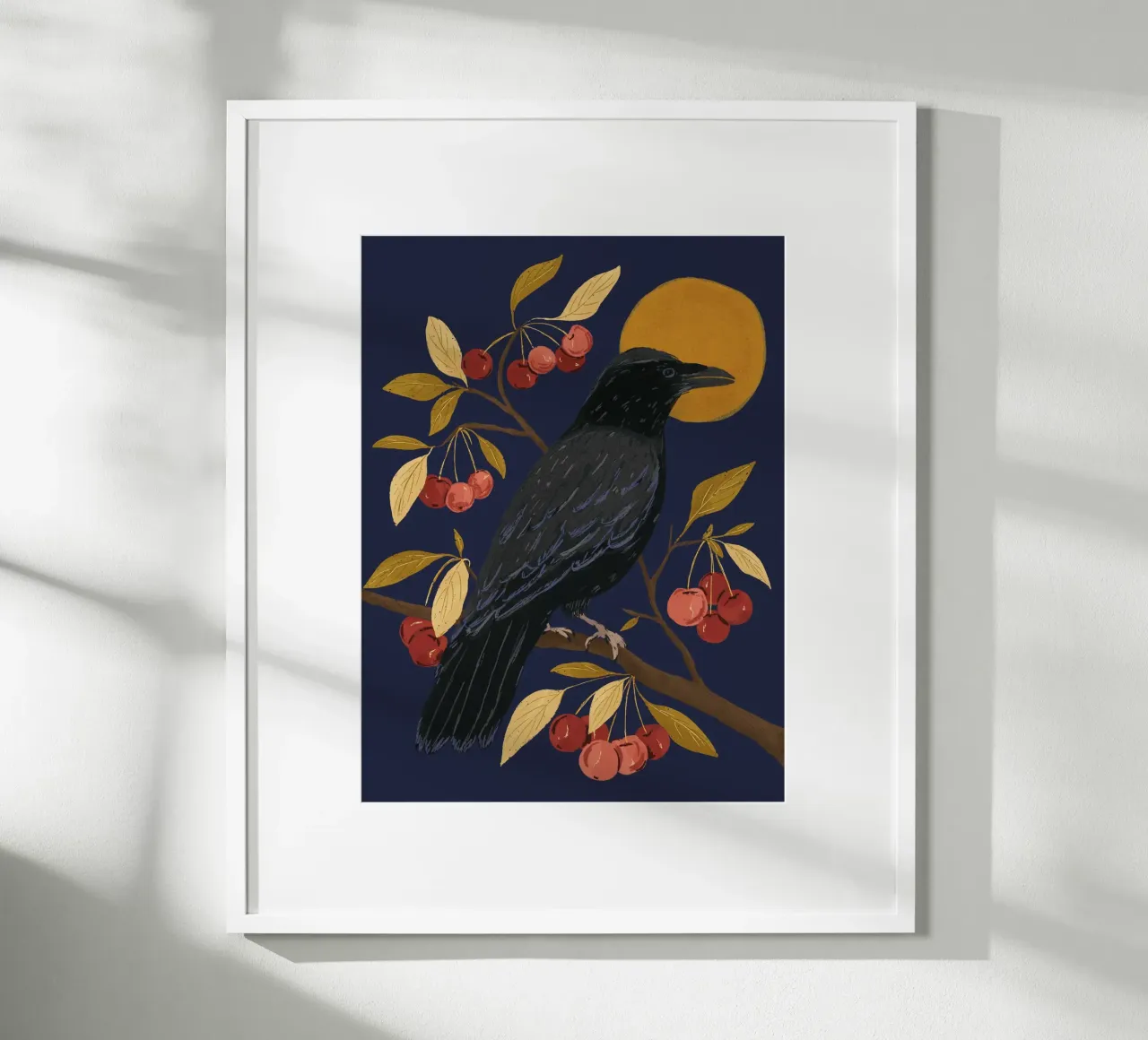 Ciliegie e corvo poster da moDeern