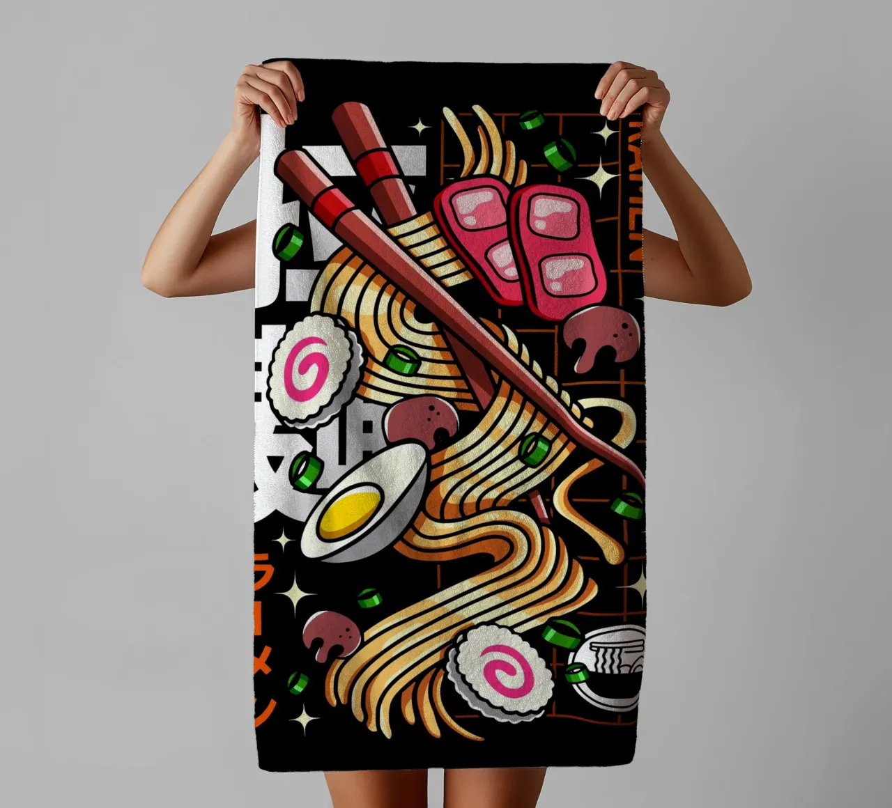 Momento Ramen giapponese asciugamano da bagno da LM2KONE
