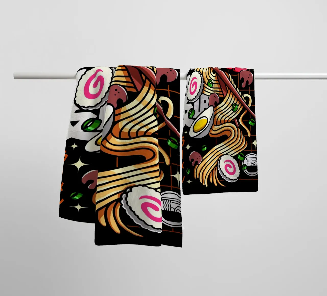 Momento Ramen giapponese asciugamano da bagno da LM2KONE