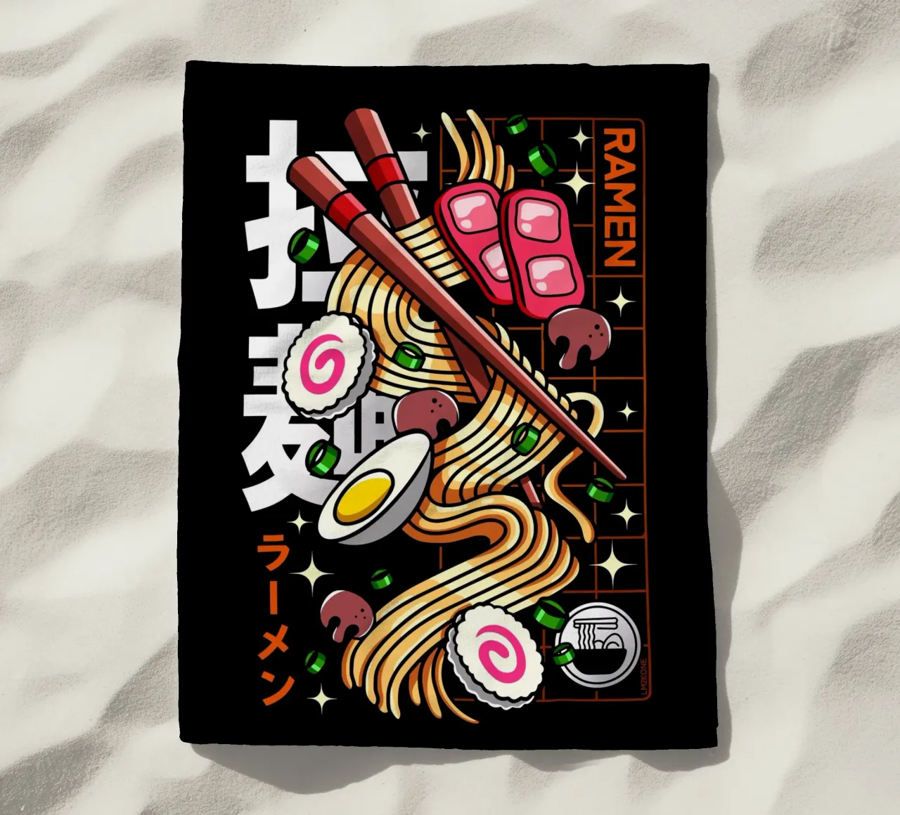 Momento Ramen giapponese telo mare da LM2KONE