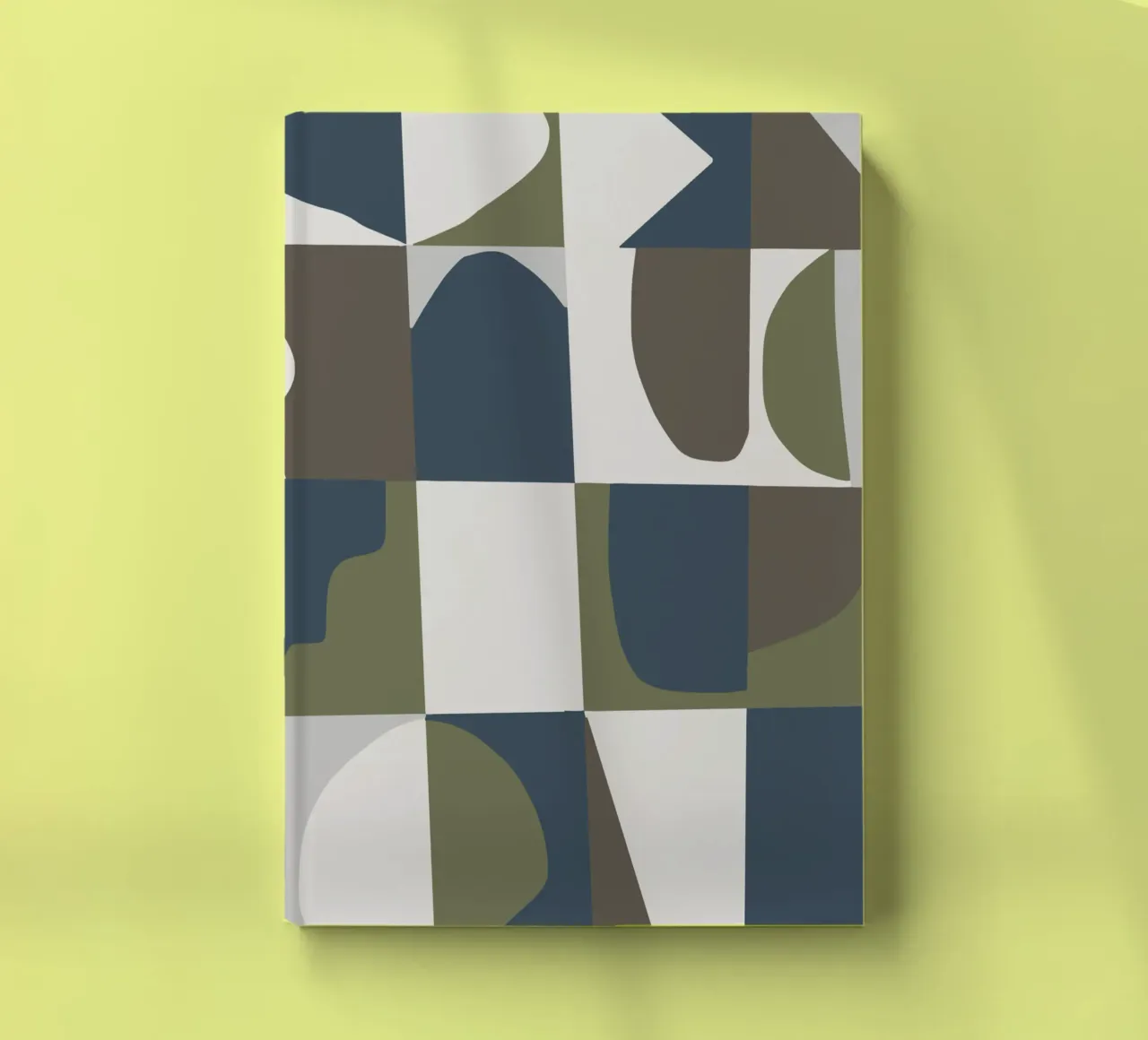 Scandinavian tiles 04 notebook by Little Dean