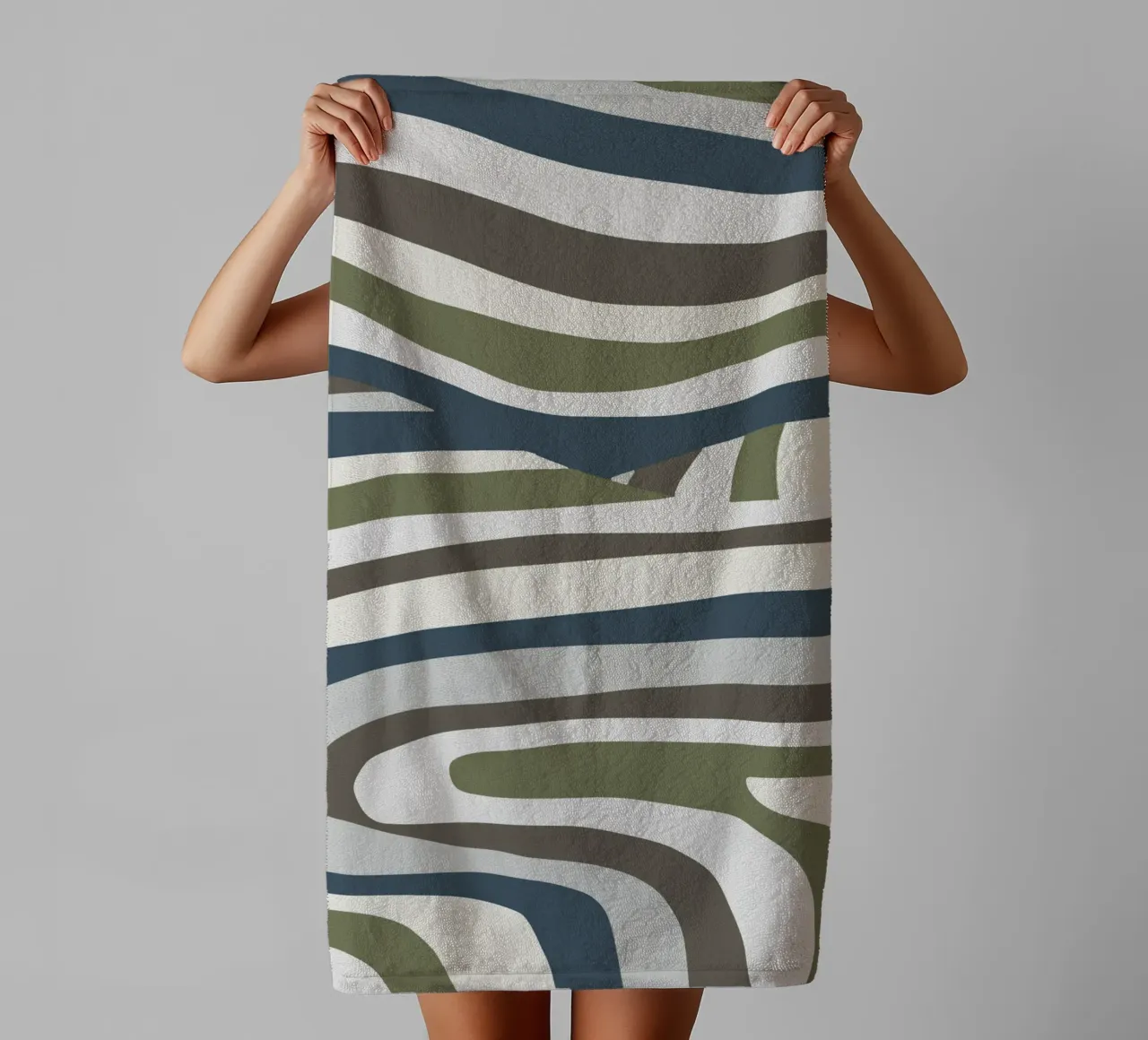 Vortice scandinavo asciugamano da bagno da Little Dean