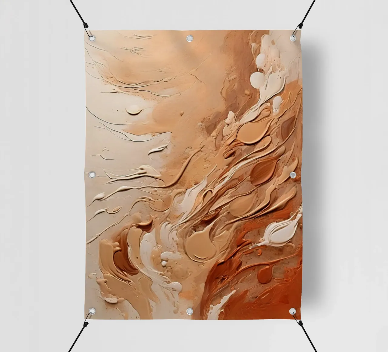 Murale astratto XI telo in pvc da ArtDesign by KBK