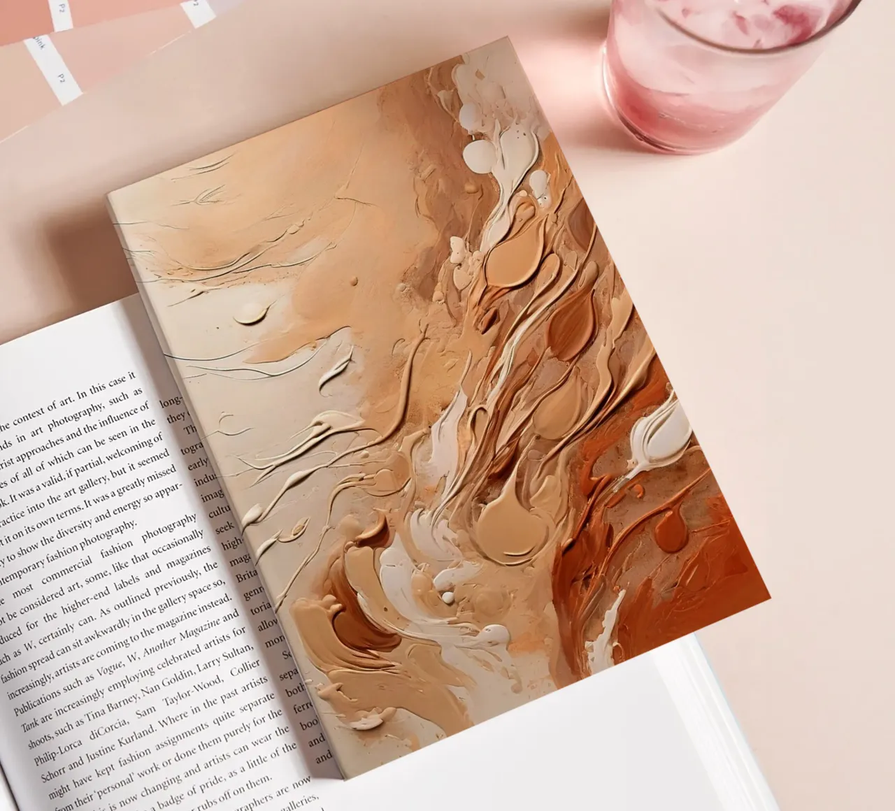 Abstract mural XI notebook by ArtDesign by KBK