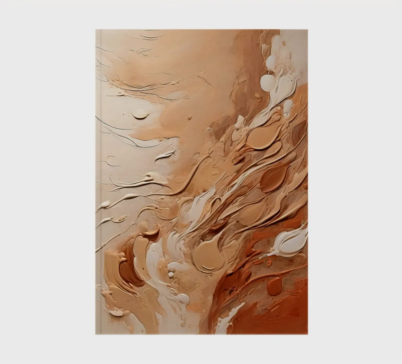 Abstract mural XI notebook by ArtDesign by KBK