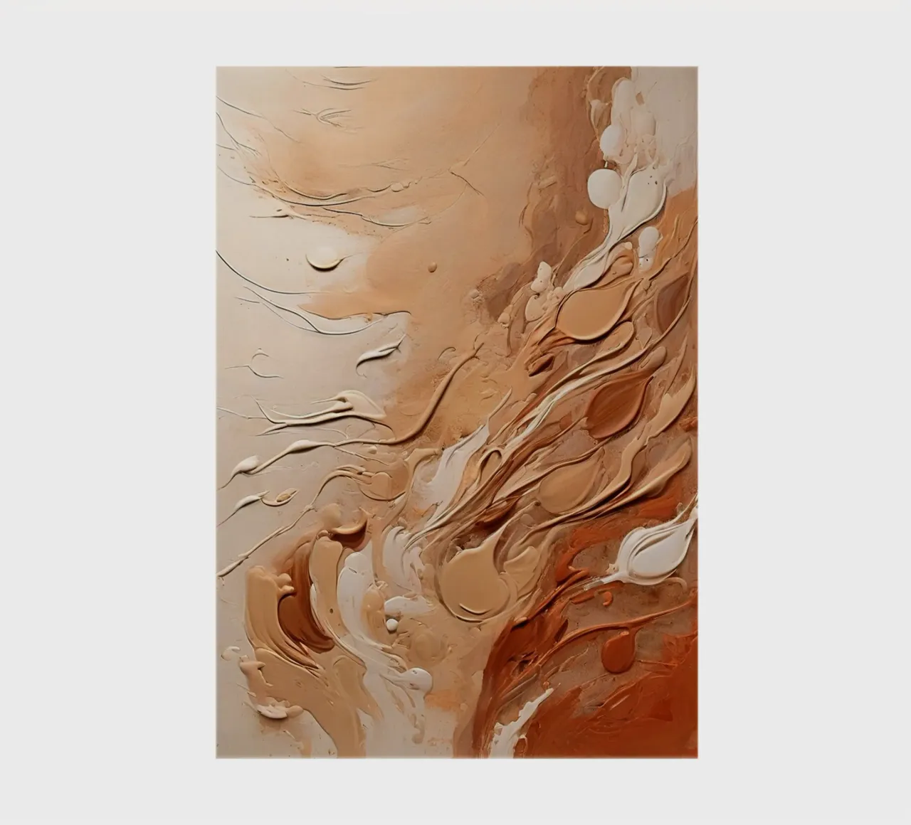 Abstract mural XI notebook by ArtDesign by KBK