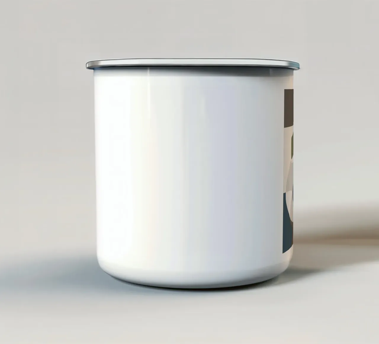 Piastrelle scandinave 05 tazza in smalto da Little Dean