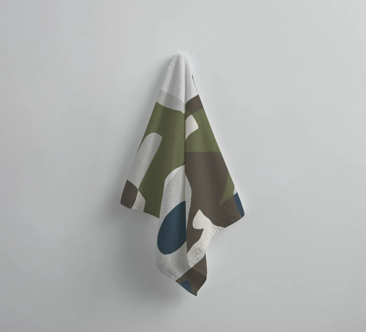 Scandinavian tiles 05 towel by Little Dean