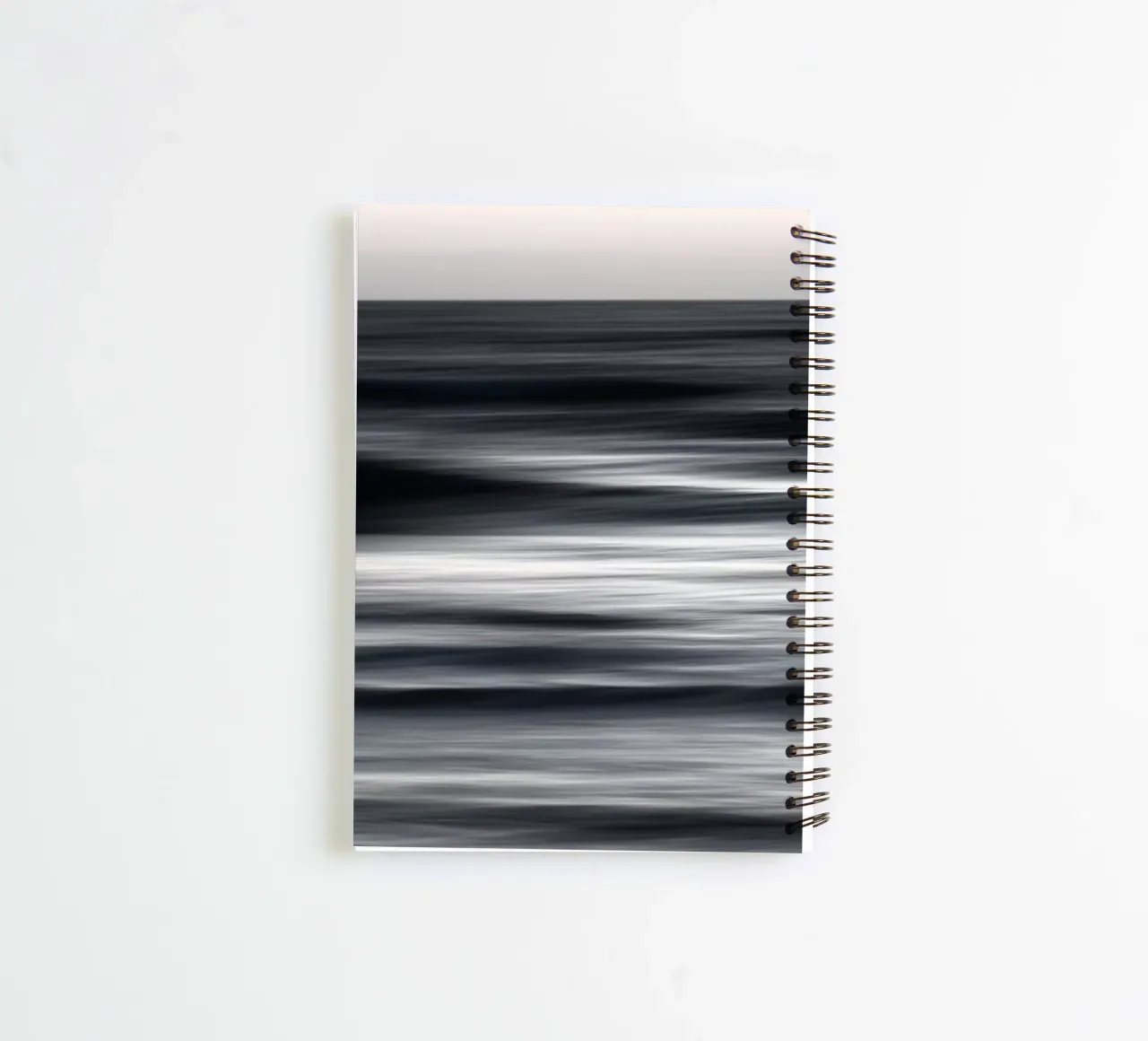 The Uniqueness of Waves XLI spiral notebook by Tal Paz-Fridman
