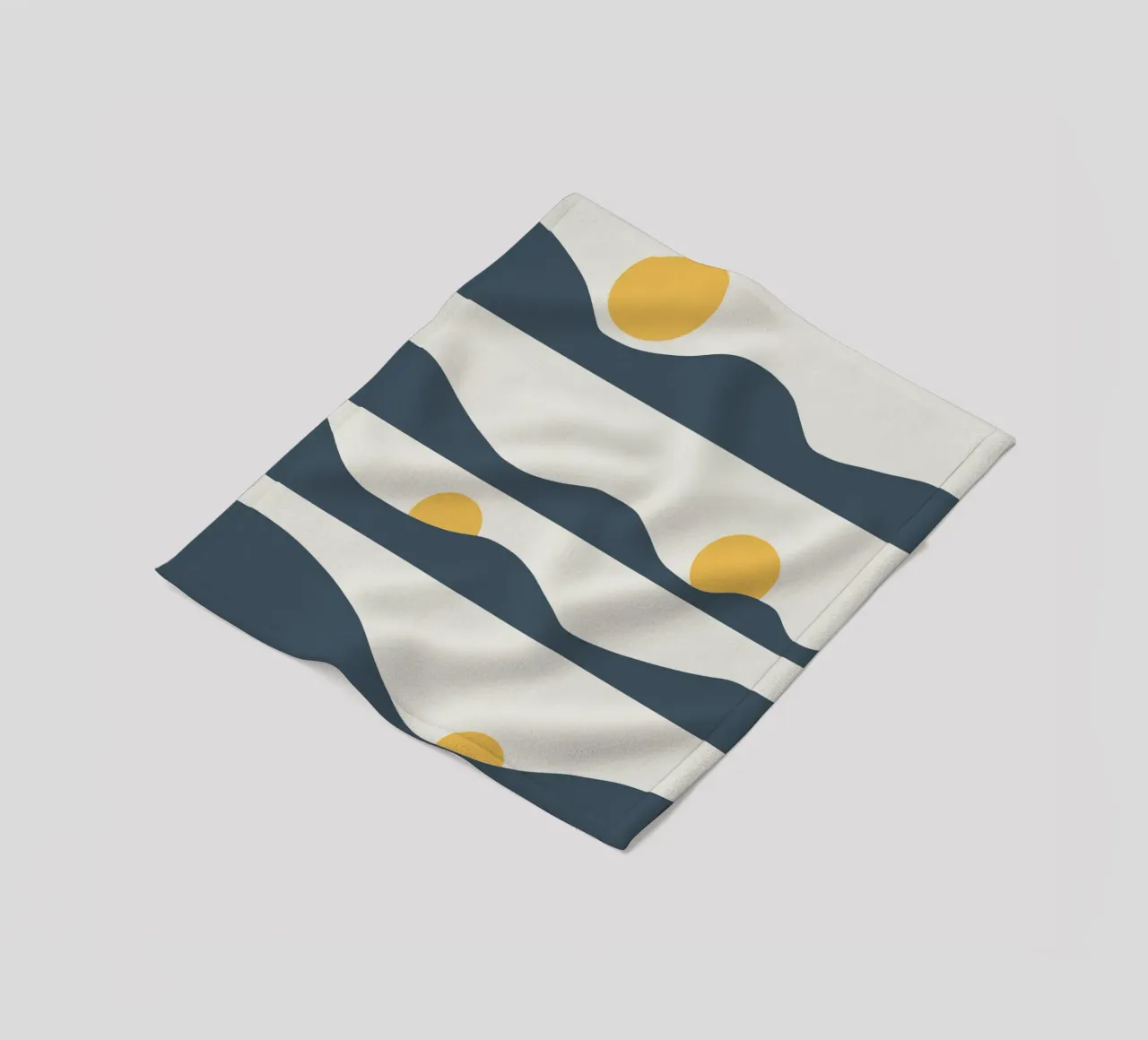 Sonnenphasen Fleecedecke von Little Dean