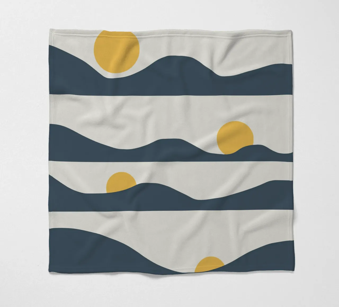 Sonnenphasen Fleecedecke von Little Dean