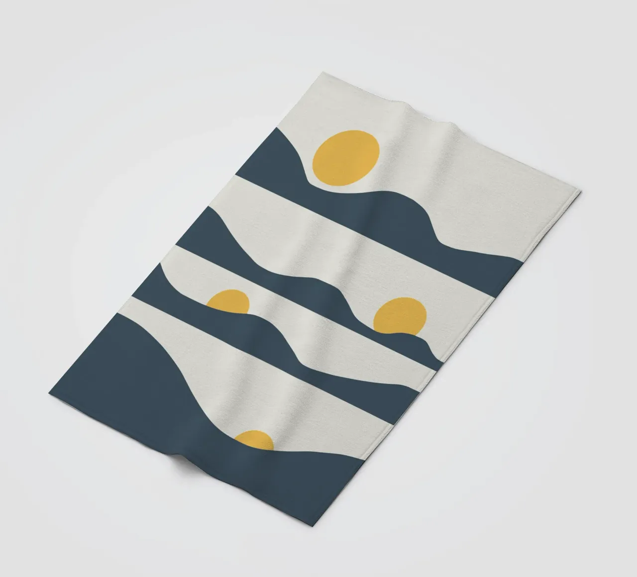 Sonnenphasen Fleecedecke von Little Dean