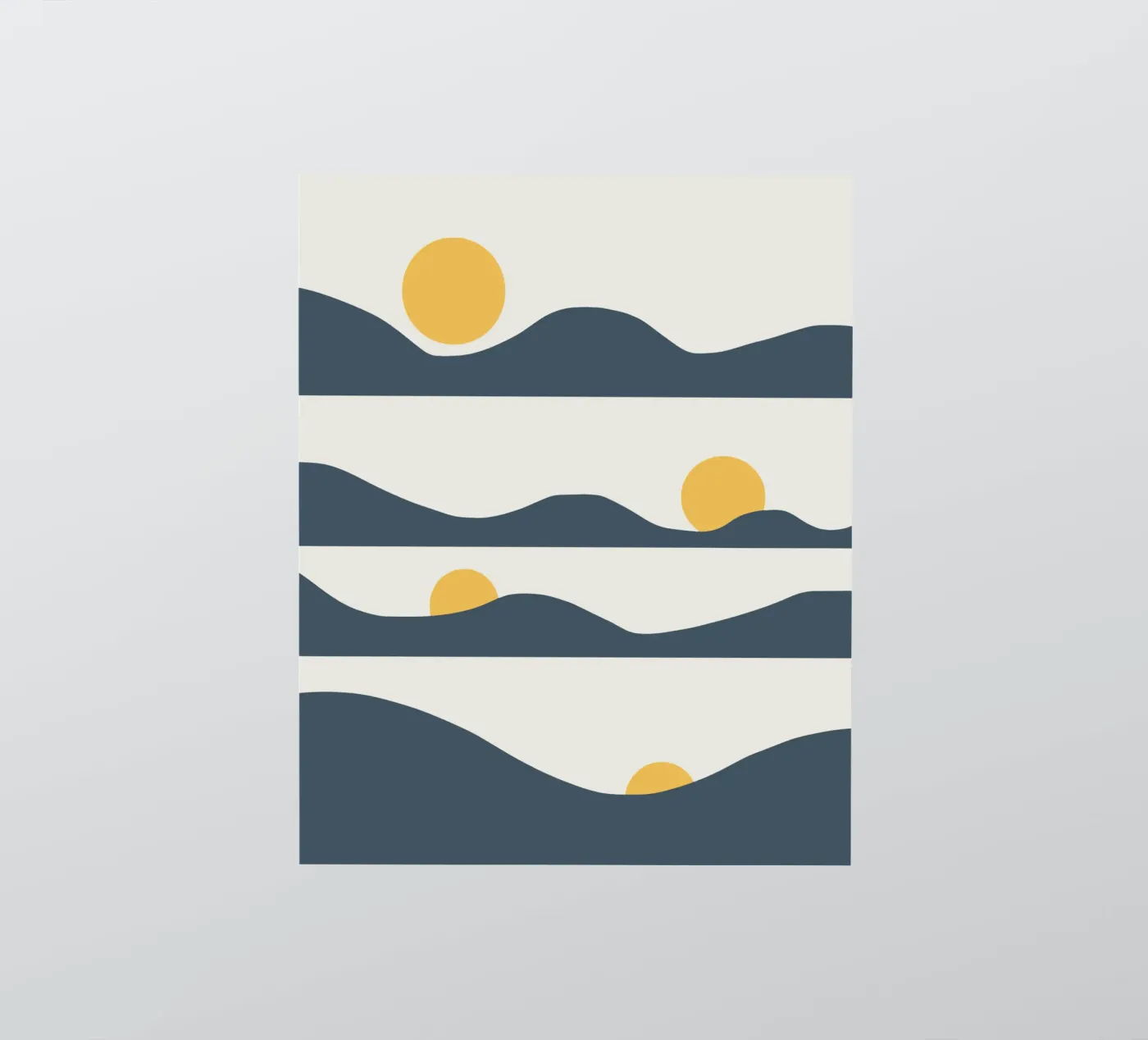 Sun phases sticker by Little Dean