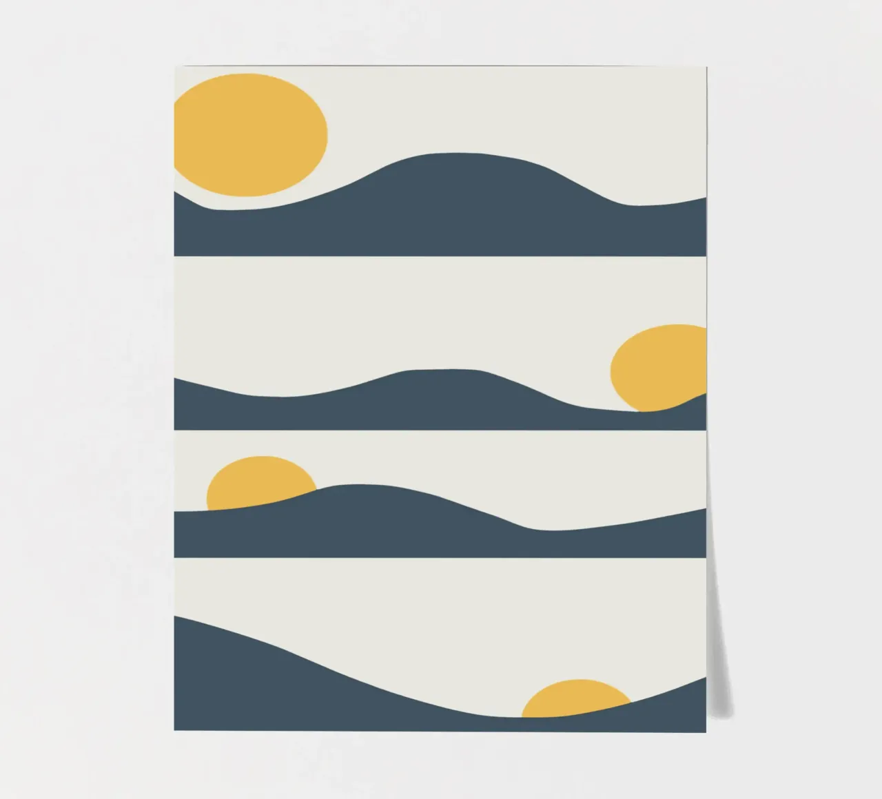 Sun phases sticker sheet by Little Dean