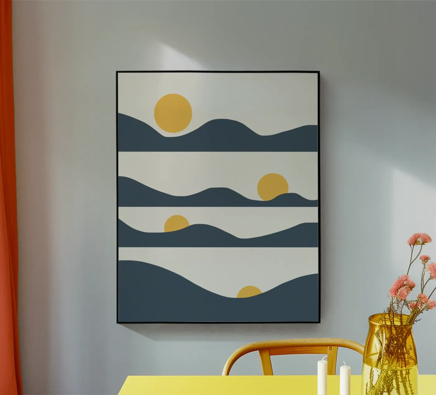 Zonfasen acryl van Little Dean