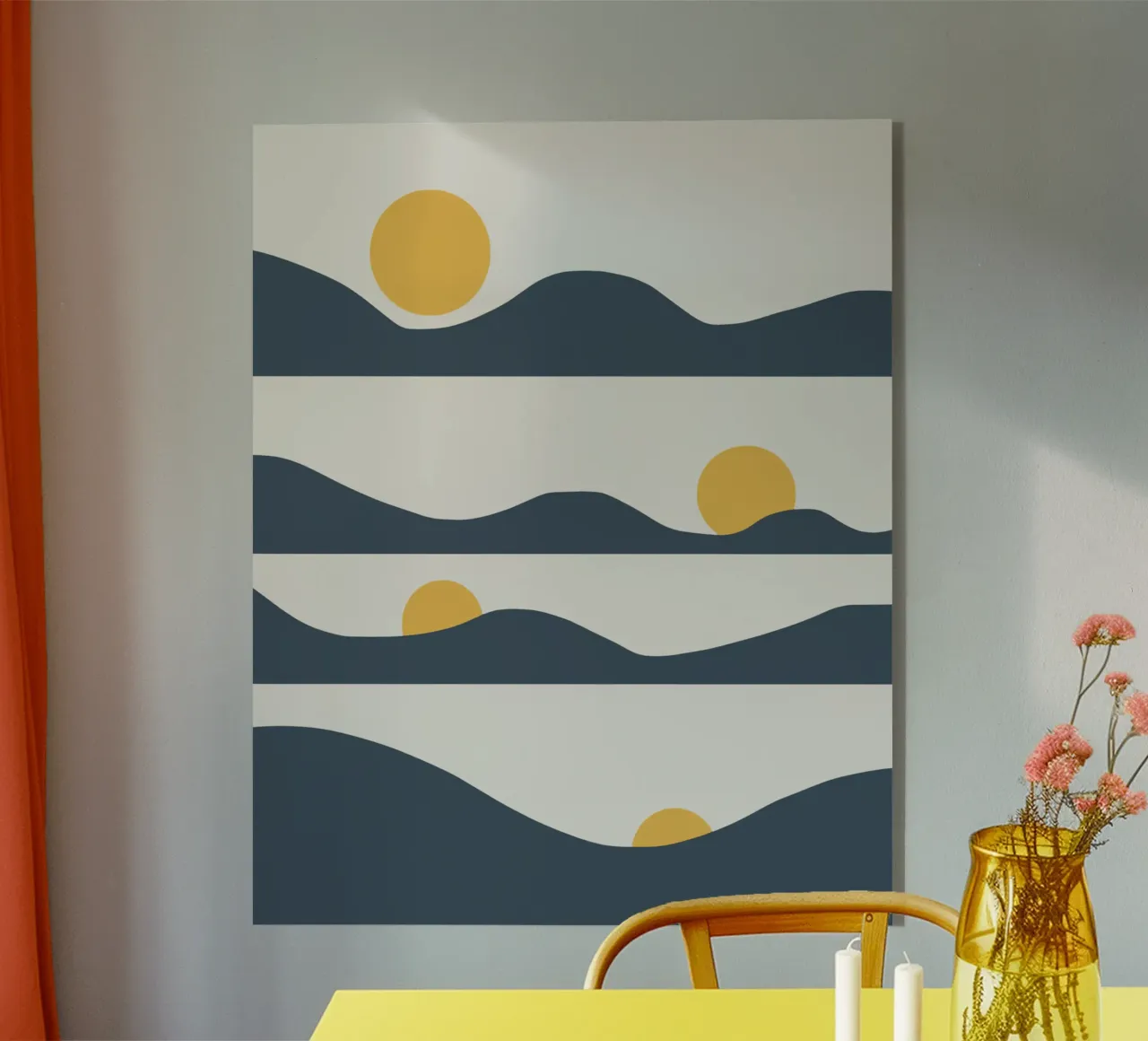 Sun phases plexiglas de Little Dean