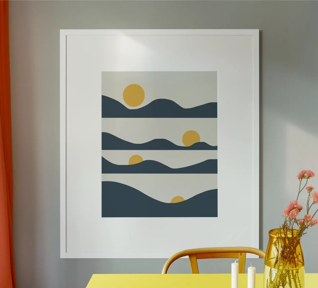 Sun phases poster by Little Dean