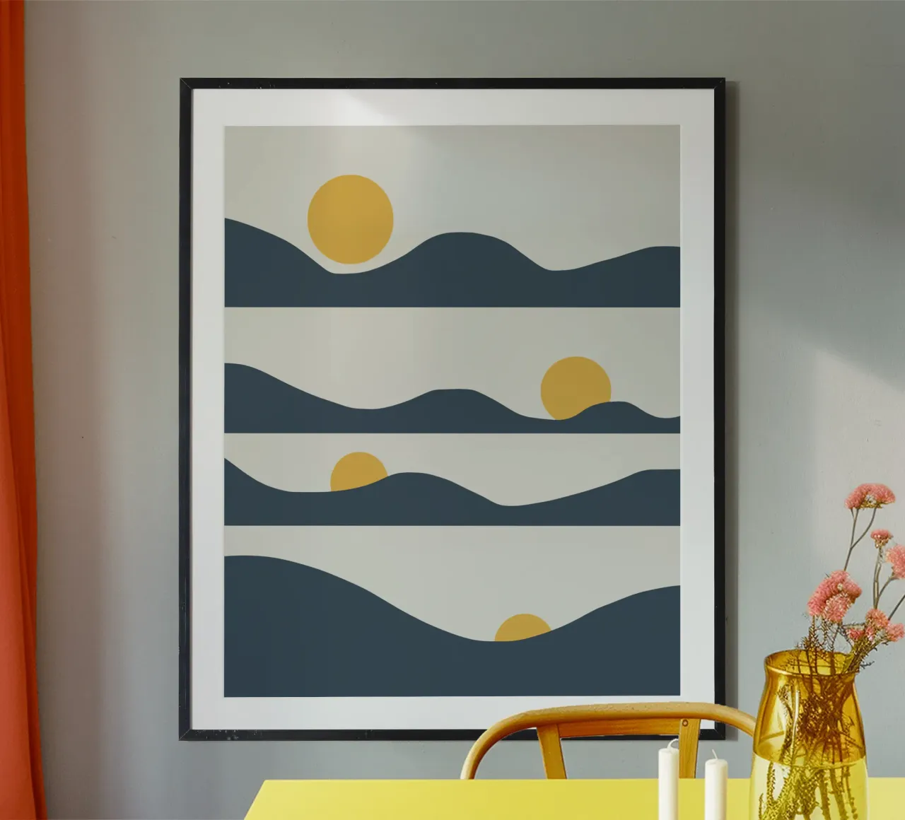 Sun phases poster by Little Dean