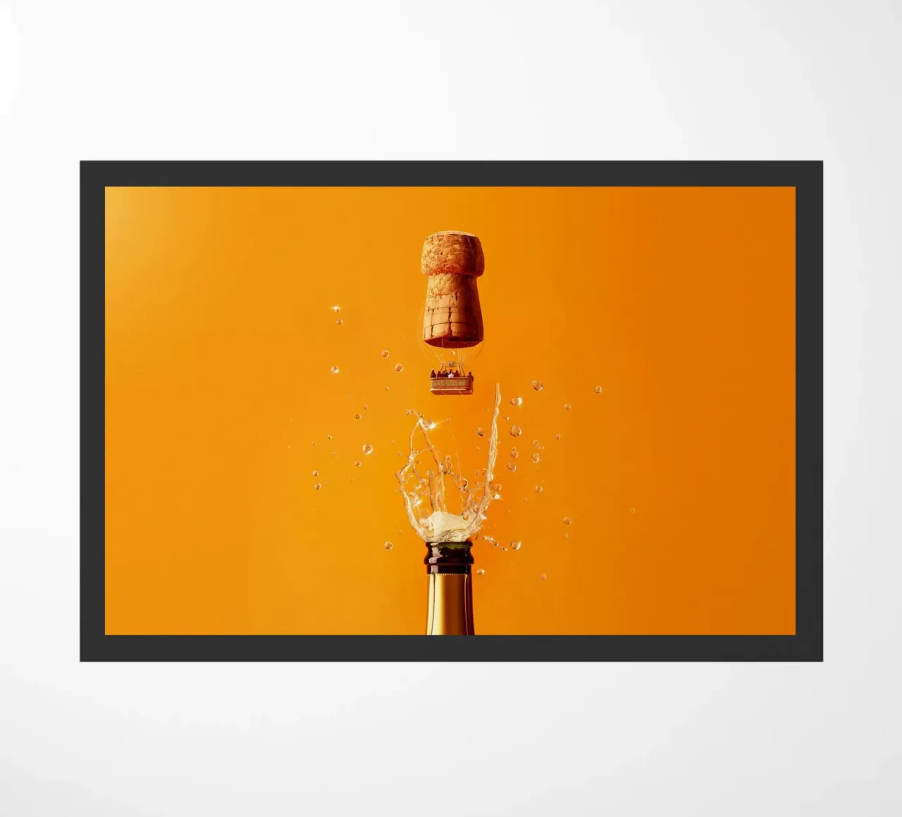 Light Prosecco doormat by 360brain