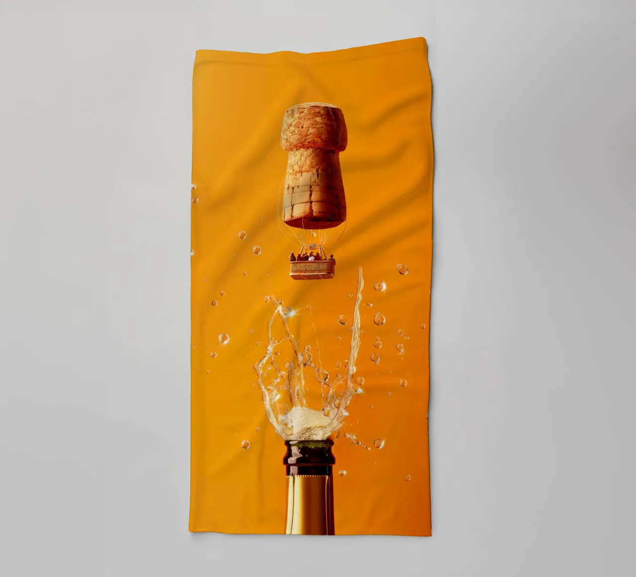 Light Prosecco towel by 360brain