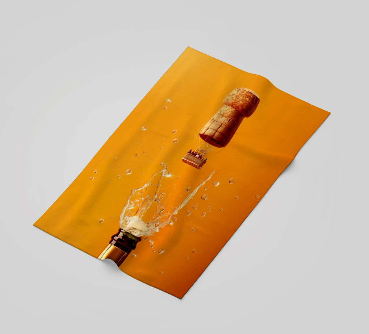 Light Prosecco telo mare da 360brain