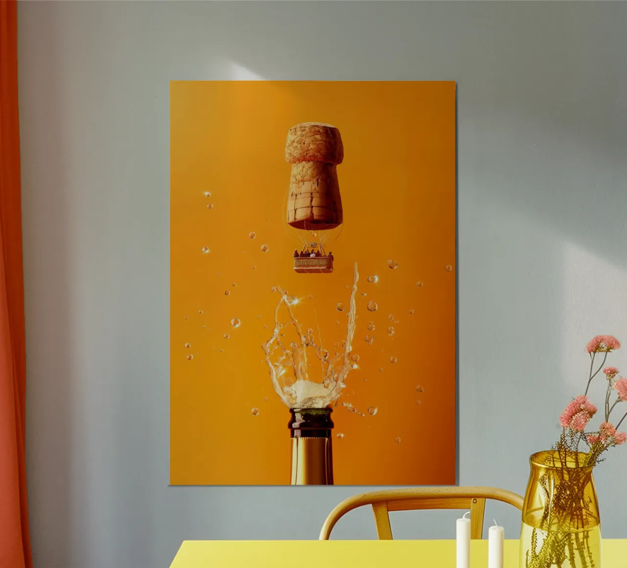 Leichter Prosecco Alu-Dibond von 360brain