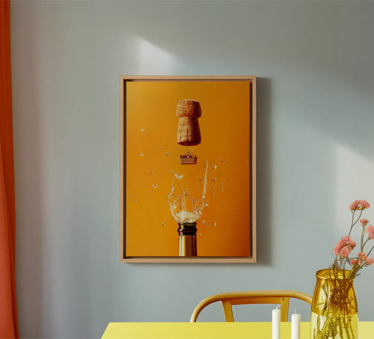 Prosecco light canvas met Baklijst van 360brain