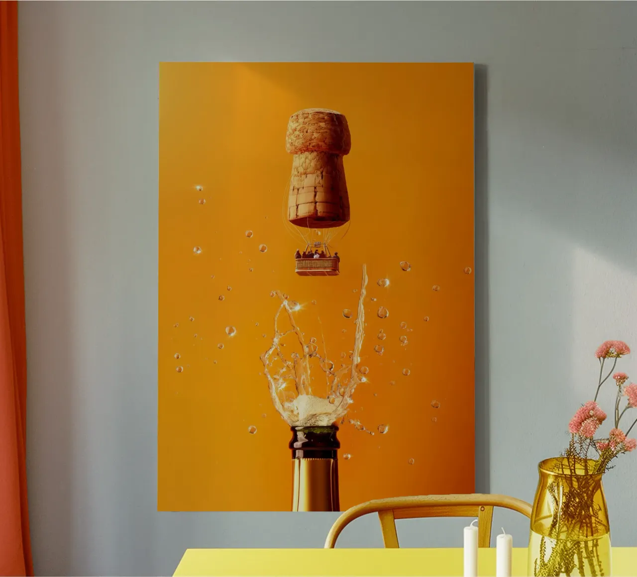 Prosecco light canvas met Baklijst van 360brain