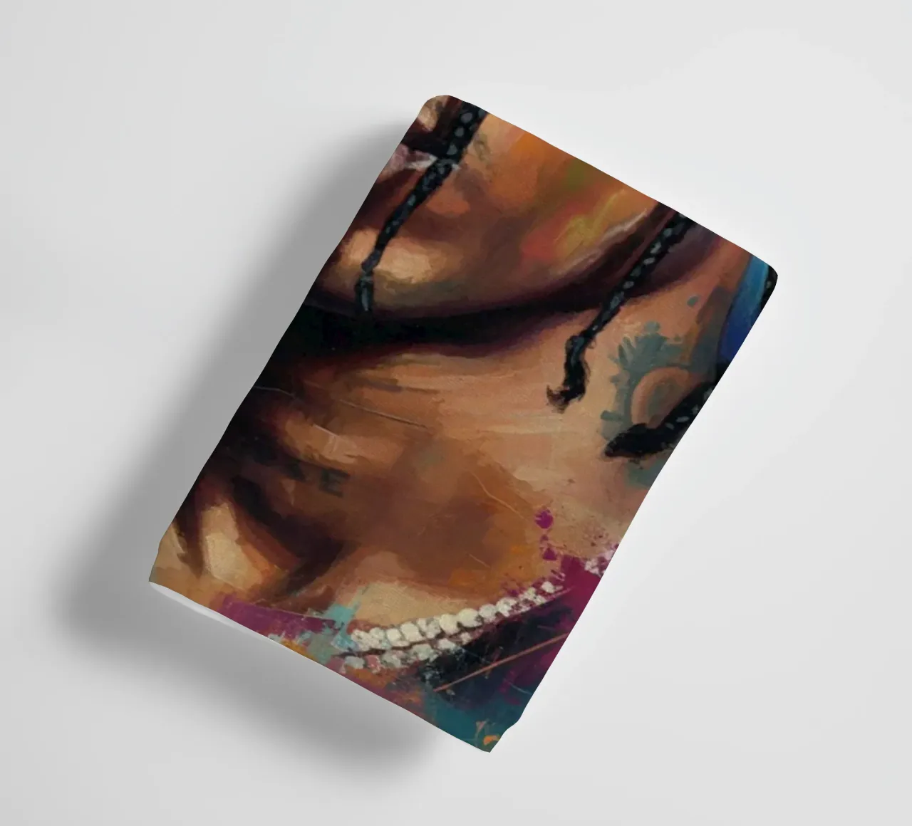 Travis Scott abstract art towel by Lembayung art
