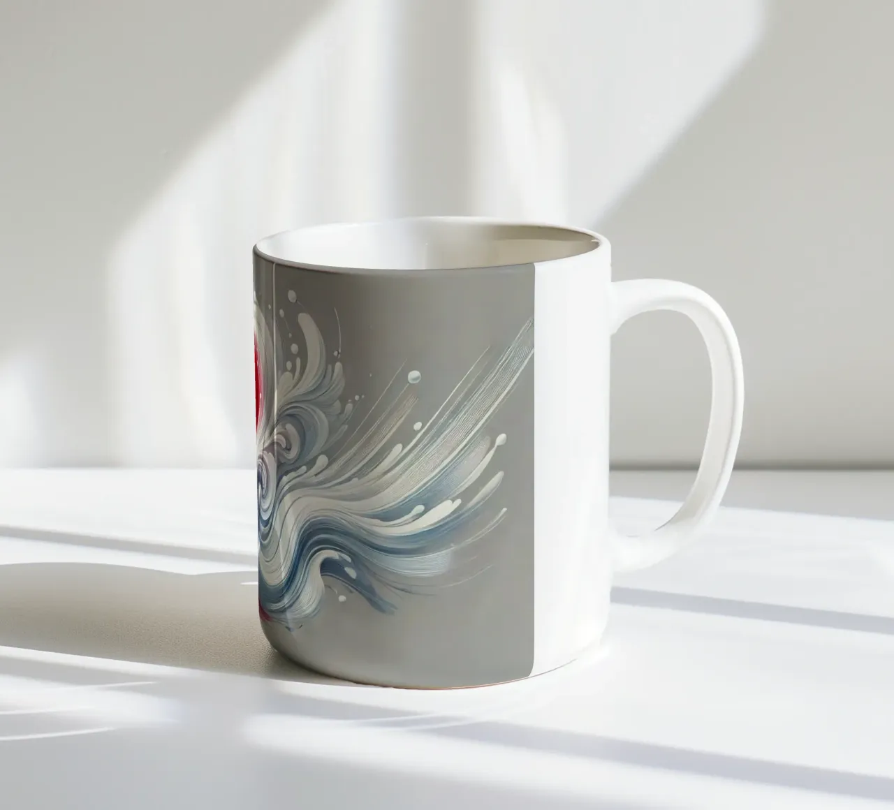 Design a onde vivaci tazza in ceramica da BenCoStyle