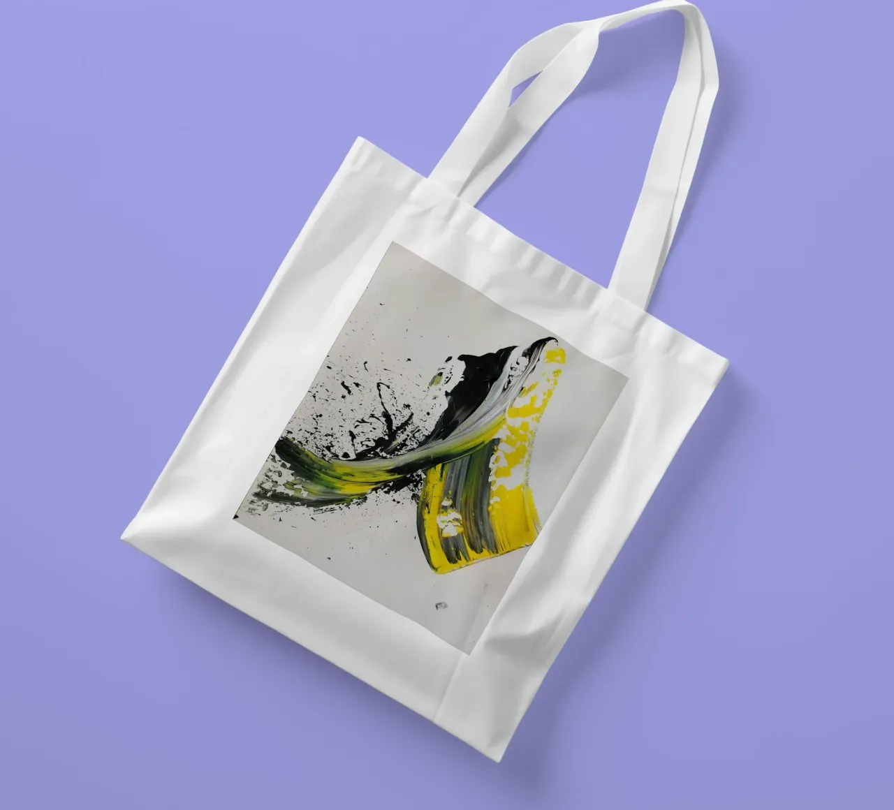 curve color ink art borsa in juta da Grant